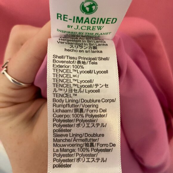 J. Crew Factory Oversized Pink Blazer (NWT) - Picture 8 of 9